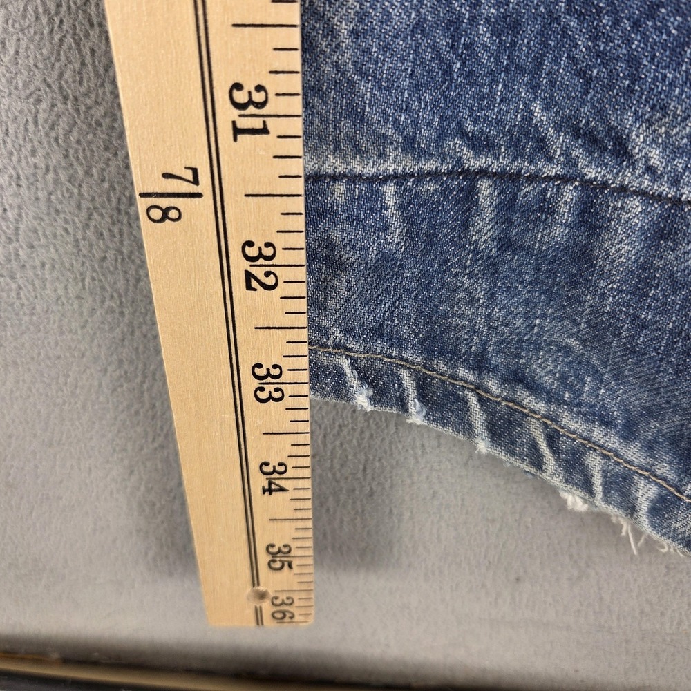 Vintage Levis Engineered Jeans Mens Blue Twisted Button Fly Fits 32x33 - Picture 4 of 16